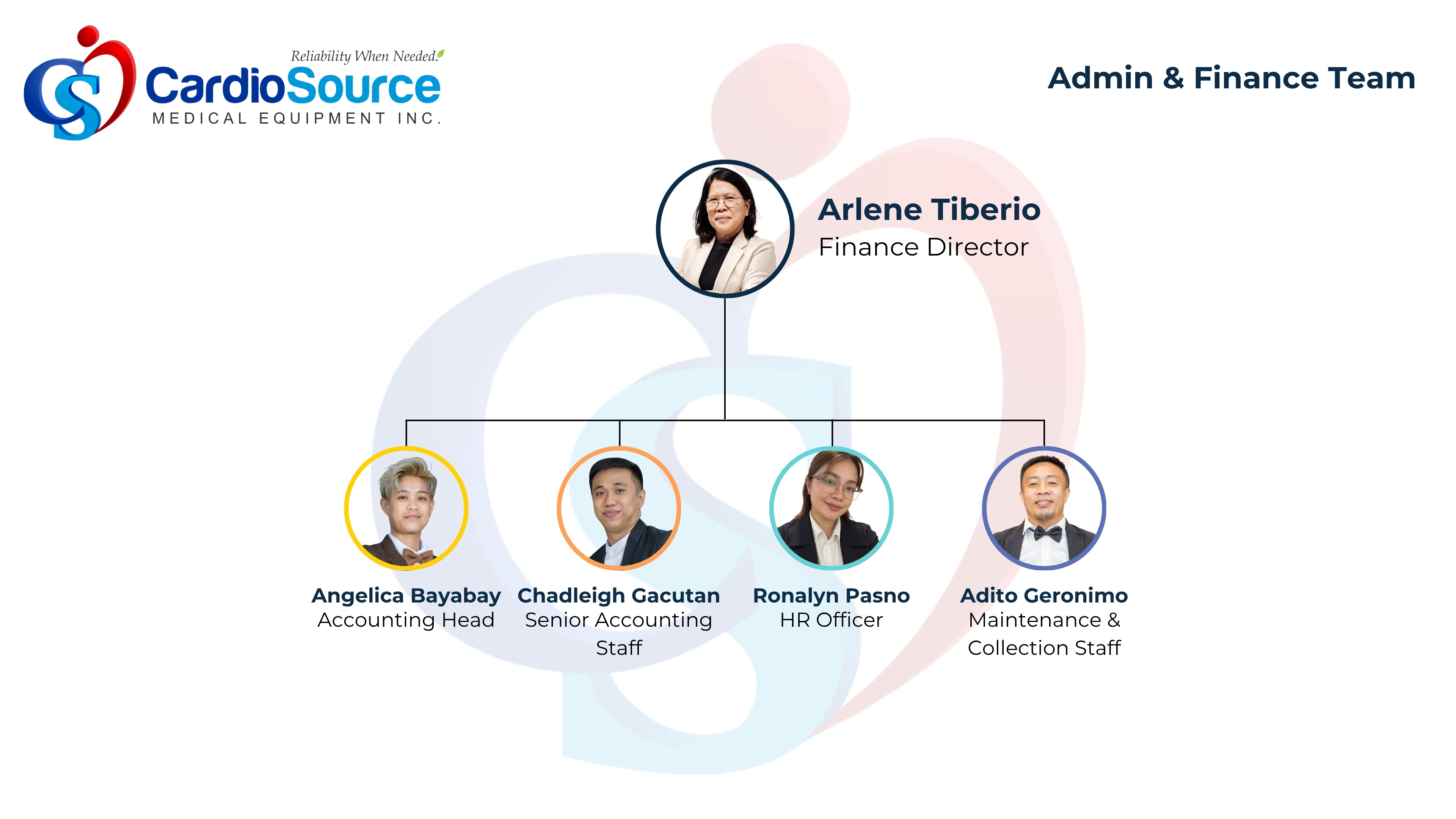 Organizational chart — section 5